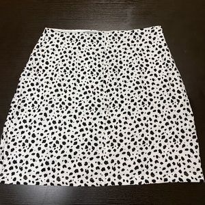 PacSun Kendall and Kylie cowprint mini skirt